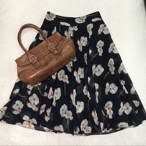 Tee length full skirt